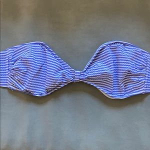 JCrew Seersucker bathing suit top